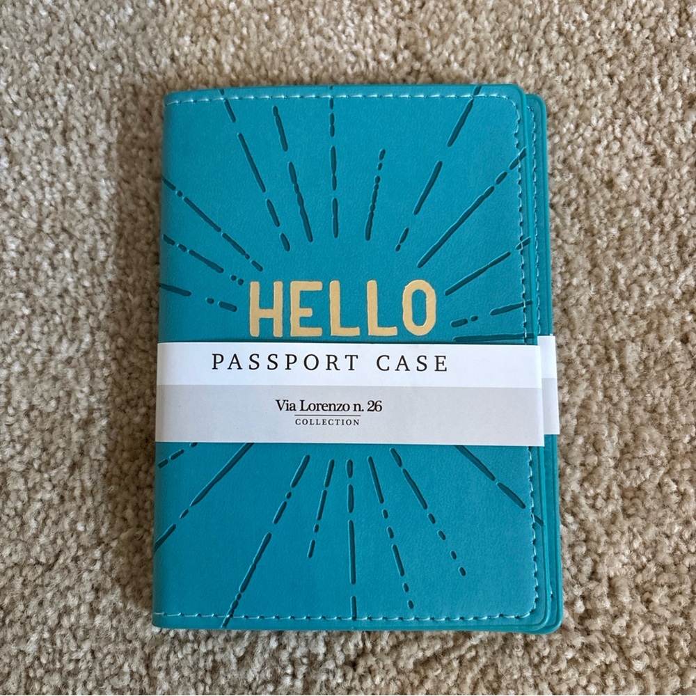“Hello Adventure” Passport Holder